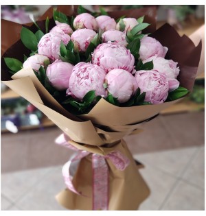 15 Adet Peony(Şakayık) Buketi-zc221