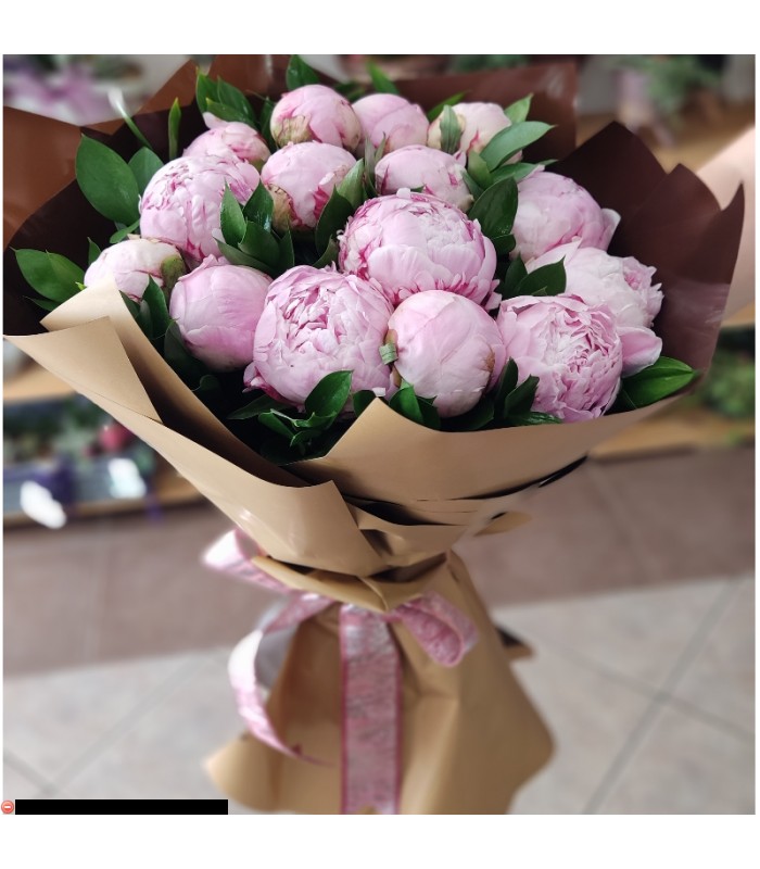 15 Adet Peony(Şakayık) Buketi-zc221