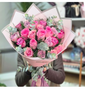 20 Pembe Lila Gül-zc11